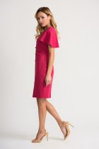 Joseph Ribkoff Button V-Neck Dress