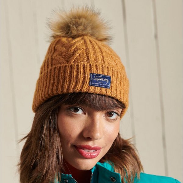 SUPERDY Cable Lux Beanie
