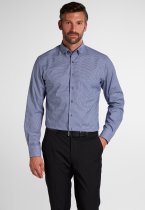 Eterna Men's Shirt Classic Not Iron collar Button down Long sleeve