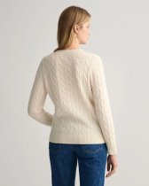 Gant D2. Lambswool Cable Crew Neck Sweater