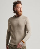 Superdry Studios Essential Cotton Crew College Sweater