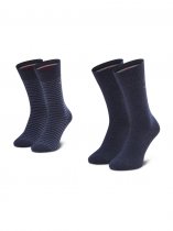 Tommy Hilfiger 2 Pairs of Men's Small Stripes Socks