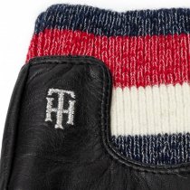 Tommy Hilfiger Corporate Rib Leather Women's Gloves AW0AW07557