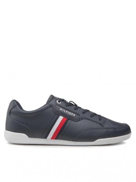 Tommy Hilfiger Classic Lo Cupsole Leather Sneakers