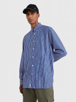 Tommy Hilfiger Classic Stripe Pattern Cotton Shirt