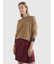 Tommy Hilfiger Softwool Cable C-Nk Sweater, DW5