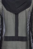NAYA Mesh Jacket with contrast panels 5 BLACK