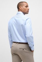Eterna comfort fit textured cotton shirt 4136/X682 12