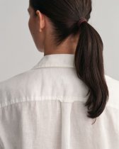 GANT popover linen short sleeve blouse