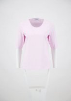 Just White pale pink 3/4 top
