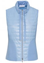Just White quilted vest 
