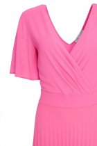 Kate COOPER Pleated dress with color side