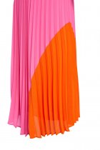 Kate COOPER Pleated dress with color side