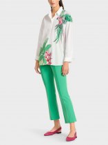 Marc Cain Blouse with parrot print