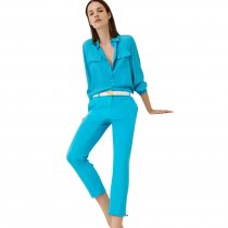 MARELLA TURQUOISE - Anversa Long trousers