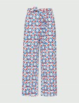 MARELLA RED - Demien Long print trousers