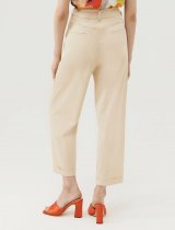 MARELLA SAND - Pialla Cotton satin chinos