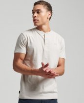 Superdry Organic Cotton Vintage Logo Embroidered Henley Top