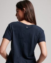 Superdry Slub Embroidered V-Neck T-Shirt