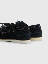 Tommy Hilfiger Suede Lace-Up Boat Shoes