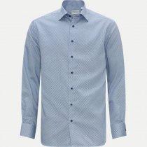 ETERNA MODERN FIT SHIRT DARK BLUE, PATTERNED