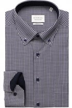 ETERNA MODERN FIT SHIRT MARINE/WHITE, CHEQUERED