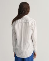 GANT Relaxed Fit Striped Poplin Shirt