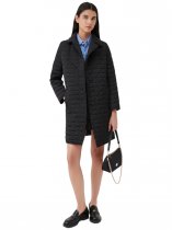 MARELLA BLACK - Quilted coat