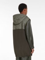 MAX MARA Gilet in technical fabric and wool