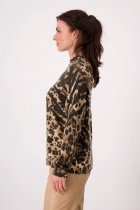 MONARI Pullover with Stand-up Collar