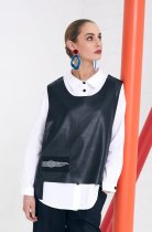Naya Leather vest + shirt