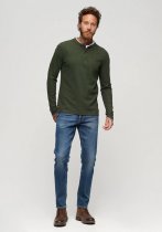 Superdry Waffle Long Sleeve Henley Top
