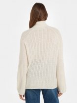 Tommy Hilfiger Wool Roll Neck Relaxed Jumper