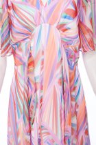Kate COOPER Print pleated bust piece dress