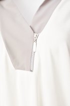 NAYA Jersey zip detail top/collar