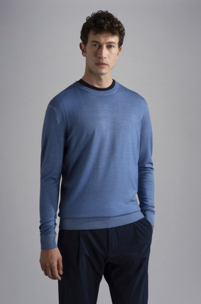 Paul & Shark MENS KNITTED ROUNDNECK C.W. WOOL