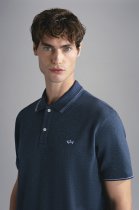 Paul & Shark MENS KNITTED POLOSHIRT C.W. COTTON