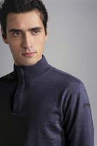 Paul & Shark MENS ZIPPED PULLOVER C.W. WOOL