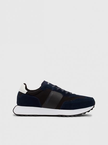 Calvin Klein LOW TOP LACE UP Suede Trainers