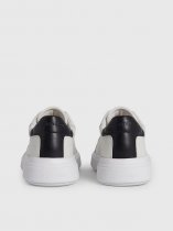 Calvin Klein LOW TOP LACE UP Leather Trainers