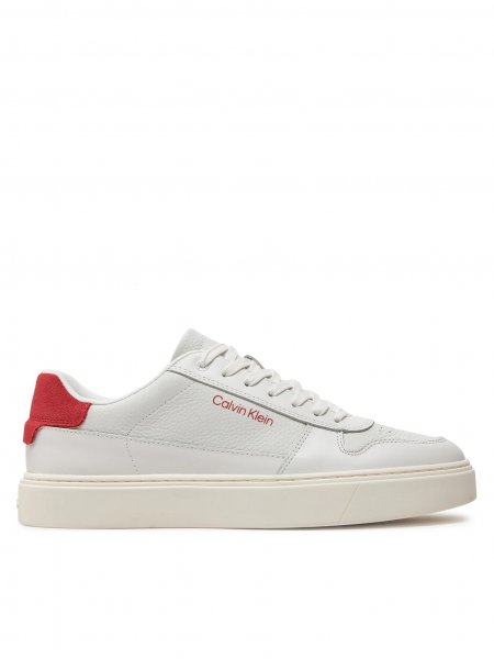 Calvin Klein LOW TOP LACE UP Leather Trainers