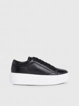 Calvin Klein FLATFORM CUPSOLE Leather Platform Trainers