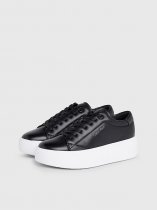 Calvin Klein FLATFORM CUPSOLE Leather Platform Trainers