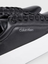 Calvin Klein FLATFORM CUPSOLE Leather Platform Trainers