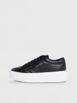 Calvin Klein FLATFORM CUPSOLE Leather Platform Trainers