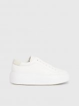 Calvin Klein FLATFORM CUPSOLE Leather Platform Trainers