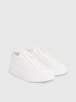 Calvin Klein FLATFORM CUPSOLE Leather Platform Trainers