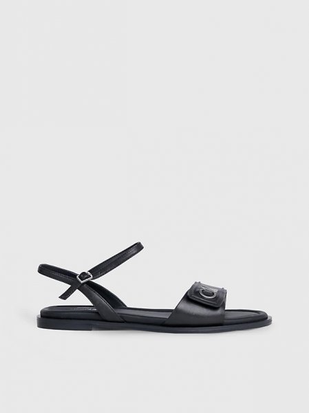 Calvin Klein FLAT Leather Sandals