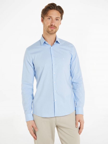 Calvin Klein STRETCH COLLAR DOBBY Shirt