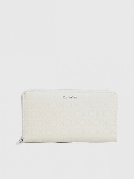 Calvin Klein Large Logo RFID Zip Around Wallet